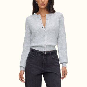 Dynamite Button-Up Crewneck Cardigan